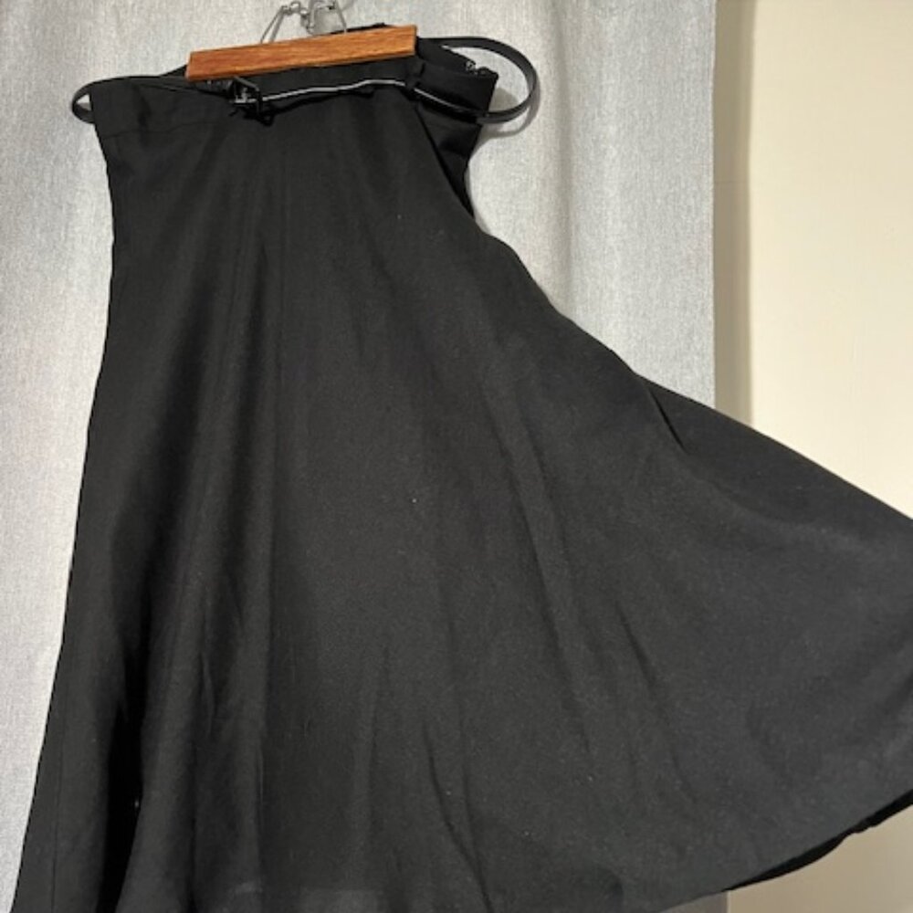 Charter Club skirt-poly, rayon, wool-with belt